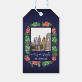 Rustic Woodland Whimsical Mushrooms Christmas ギフトタグ