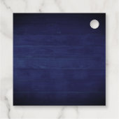 Rustic Woodland Whimsical Mushrooms Christmas フェイバータグ (裏面)