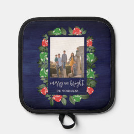 Rustic Woodland Whimsical Mushrooms Christmas 鍋敷き