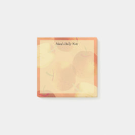 Rustic Yellow Apple Cottagecore Mom Daily ポストイット