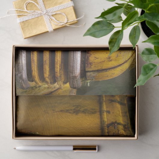 Rustic Yellow Rose Truck Decoupage 薄葉紙 (ギフト)