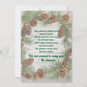 Rustic Yuletide Christmas Gathering 招待状 (裏面)