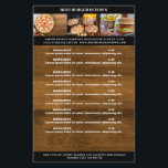 Rustikal Flyer チラシ<br><div class="desc">Flyer in rustikalem Design,  gut geeignet für Restaurants,  Essen-Lieferservice. Editieren Sie ihr Produkt einfach,  laden Sie 3 Fotos ihrer Wahl hoch und ergänzen Sie es durch ihren Text. Sie können die Schriftart,  Farbe und die Position individuell durch "weitere Personalisierung" auswählen.</div>