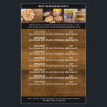Rustikal Flyer チラシ<br><div class="desc">Flyer in rustikalem Design,  gut geeignet für Restaurants,  Essen-Lieferservice. Editieren Sie ihr Produkt einfach,  laden Sie 3 Fotos ihrer Wahl hoch und ergänzen Sie es durch ihren Text. Sie können die Schriftart,  Farbe und die Position individuell durch "weitere Personalisierung" auswählen.</div>