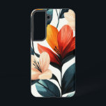 Rustleafクラスター Samsung Galaxy S22ケース<br><div class="desc">小さな花が咲き乱れた離れさびオレンジ色の群生。</div>