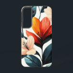 Rustleafクラスター Samsung Galaxy S22ケース<br><div class="desc">小さな花が咲き乱れた離れさびオレンジ色の群生。</div>