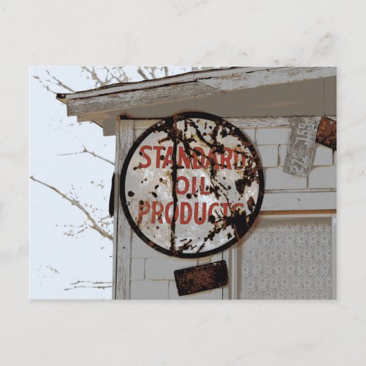 Rusty広告のRoute 66へのサインイン ポストカード (正面)