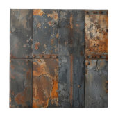 Rusty Metal Ceramic Tile タイル (正面)