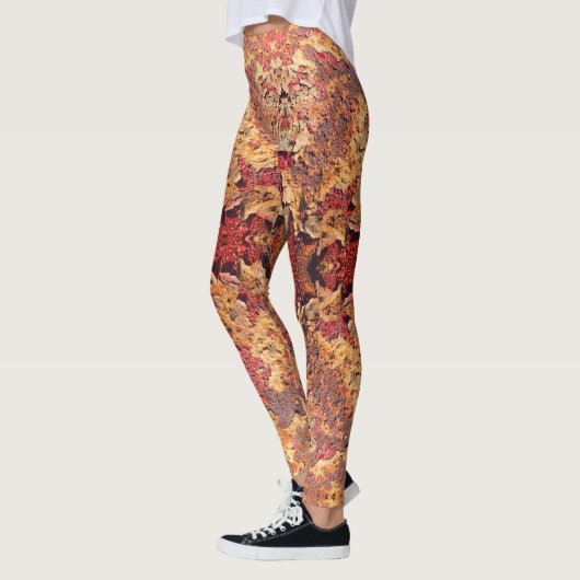 Rusty Metal - Power Yoga Leggings レギンス (左)