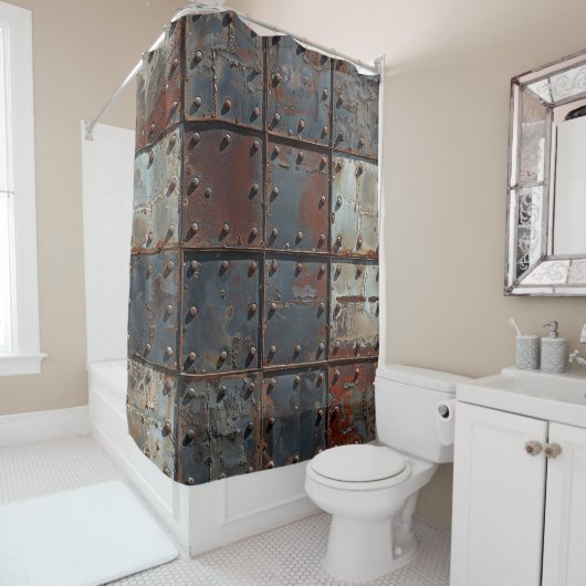 Rusty Metal Shower Curtain シャワーカーテン (インサイチュ)