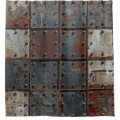 Rusty Metal Shower Curtain シャワーカーテン (正面)