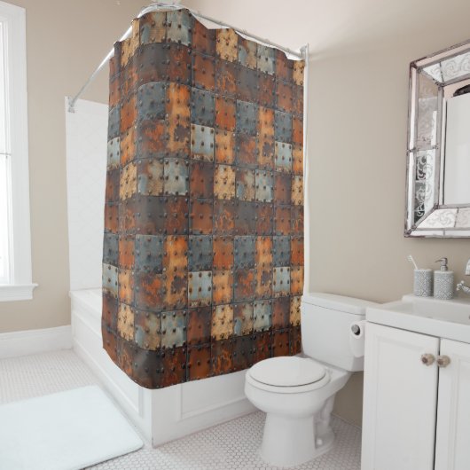 Rusty Metal Shower Curtain シャワーカーテン (インサイチュ)