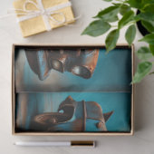 Rusty old car post-apocallyptic Tissue paper  薄葉紙 (ギフト)