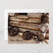 Rusty Wagon Wheels新しいアドレス案内 案内ポストカード (正面/裏面)