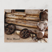 Rusty Wagon Wheels新しいアドレス案内 案内ポストカード (正面)