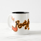 Rustyfoxesツートーン11のoz。 コーヒー・マグ ツートーンマグカップ (正面左)