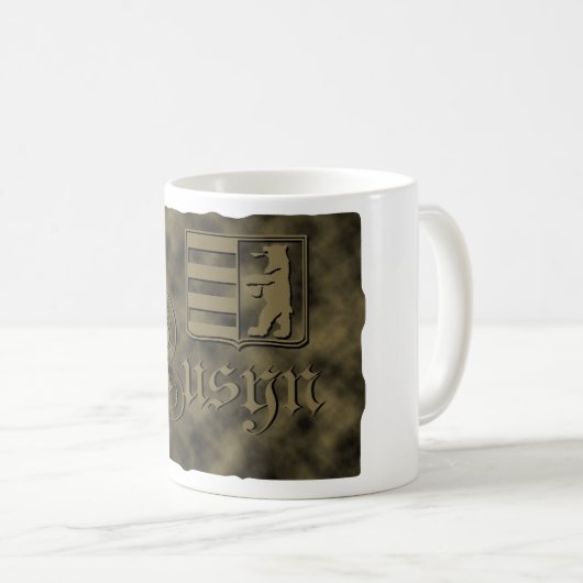 Rusynの頂上のマグ コーヒーマグカップ (正面右)