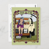 Rut_A_ポストカードに詰まっている ポストカード (正面/裏面)