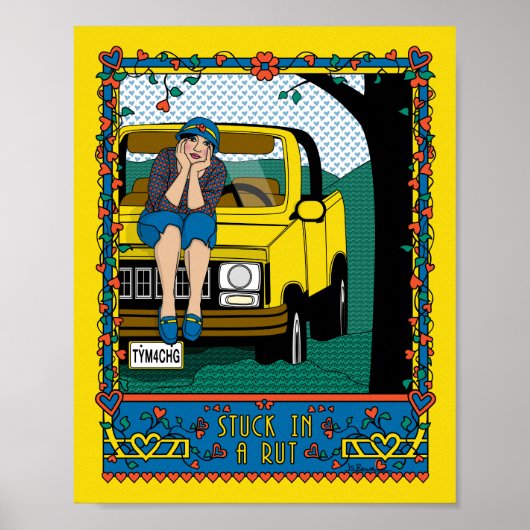 Rut_B_8x10ポスターに貼られる ポスター (正面)