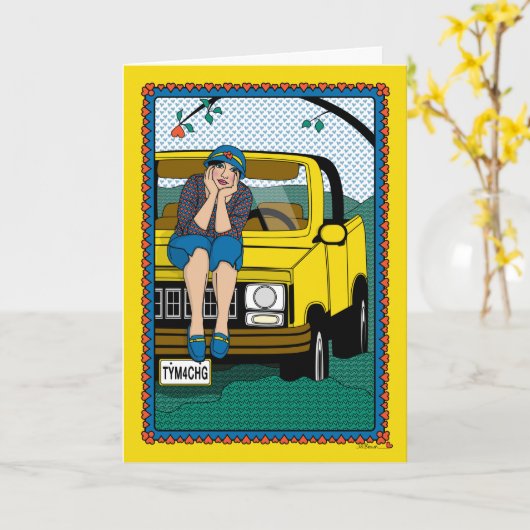 Rut_B_Greetingでスタック カード (黄色い花)