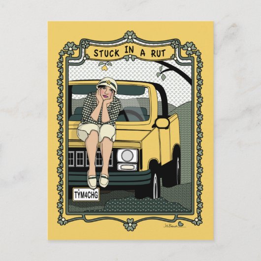 Rut_C_ポストカードに詰まっている ポストカード (正面)