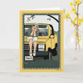 Rut_C_Greetingでスタック カード (黄色い花)