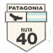 Ruta 40カスタムカットビニール シール (正面)