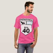 Ruta 40道路標識アクティブ tシャツ (正面フル)