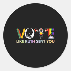 Ruthがあなたにシャツの子宮フェミニストLgbtを送ったように ラウンドシール