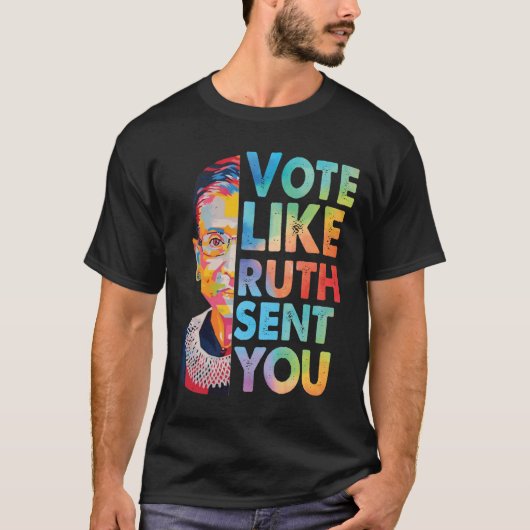 Ruthがあなたにステッカーを送ったように投票 Tシャツ (正面)