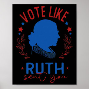 RuthがあなたにRbgフェミニスト投票インスピレーションを送った ポスター
