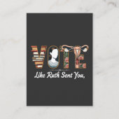 Ruthのような投票があなたにハリスLGBTQ平等を送った エンクロージャーカード (正面)