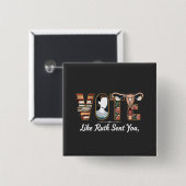 Ruthのような投票があなたにハリスLGBTQ平等を送った 缶バッジ (正面&裏面)