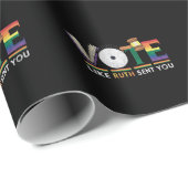 Ruthのように投票あなたをガヴェルfeminists Lgbtプライド ラッピングペーパー (ロールコーナー)