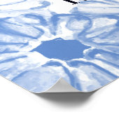 Ruth 1:16どこに行けば青いフローラ ポスター (角)