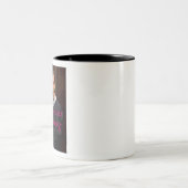 ruth_bader_ginsburgの小さい一流の悪い状態 ツートーンマグカップ (中央)