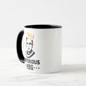 Ruth Bader Ginsburg Mug、悪名高いRBG マグカップ (正面左)