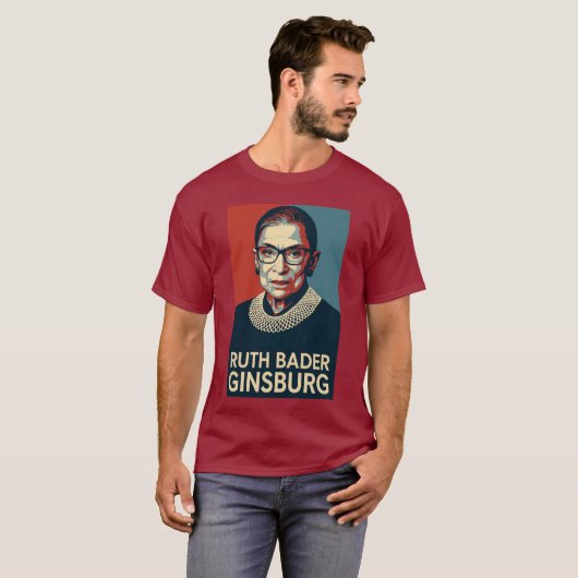 Ruth bader Ginsburg RBG  Tシャツ (正面フル)