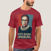 Ruth bader Ginsburg RBG  Tシャツ (正面)