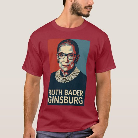 Ruth bader Ginsburg RBG  Tシャツ (正面)