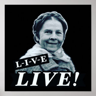 Ruth Gordon HaroldとMaude LIVE ポスター