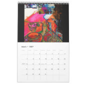 Ruth Kedar Art Calendar 2026 in Black カレンダー (3月 2027)