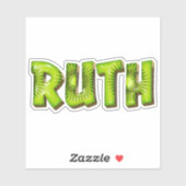 Ruth Name Kiwi Design Aufkleber Sticker シール (シート)