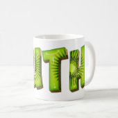 Ruth Name Kiwi Style Tasse Teetasse Kaffeetasse コーヒーマグカップ (正面右)