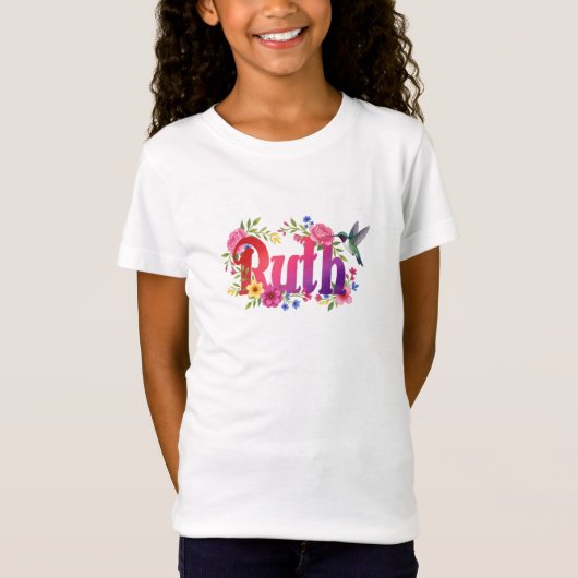 Ruth - Personalised Shirt - For Kids Tシャツ (正面)