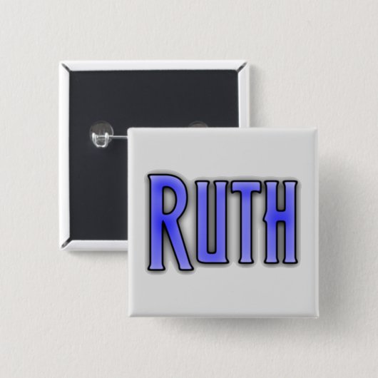 RUTH、Ruthの場合 缶バッジ (正面&裏面)