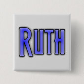 RUTH、Ruthの場合 缶バッジ (正面)