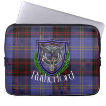 Rutherford Scottish Clan Tartan and Crest 