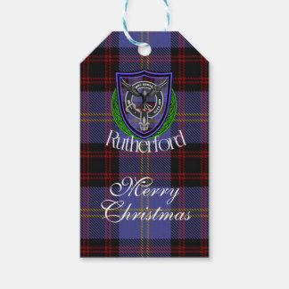 Rutherford Scottish Clan Tartan & Crest ギフトタグ