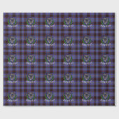 Rutherford Scottish Clan Tartan & Crest ラッピングペーパー (フラット)
